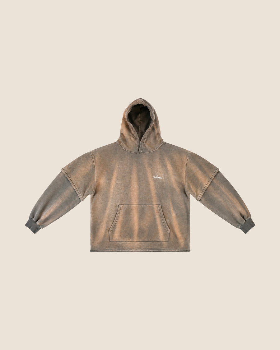 Double Sleeve Hoodie Terra
