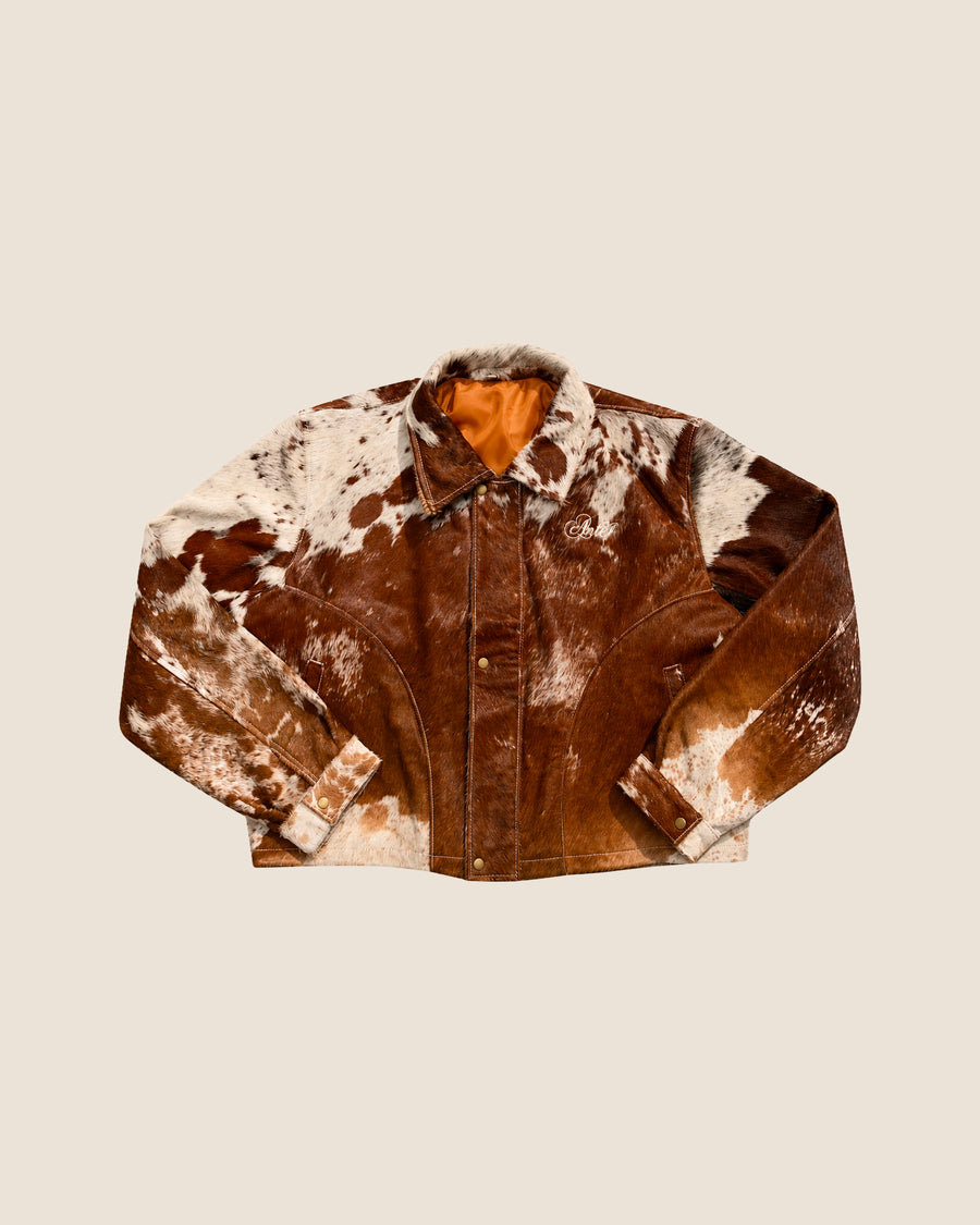 Cow Jacket Dark Brown