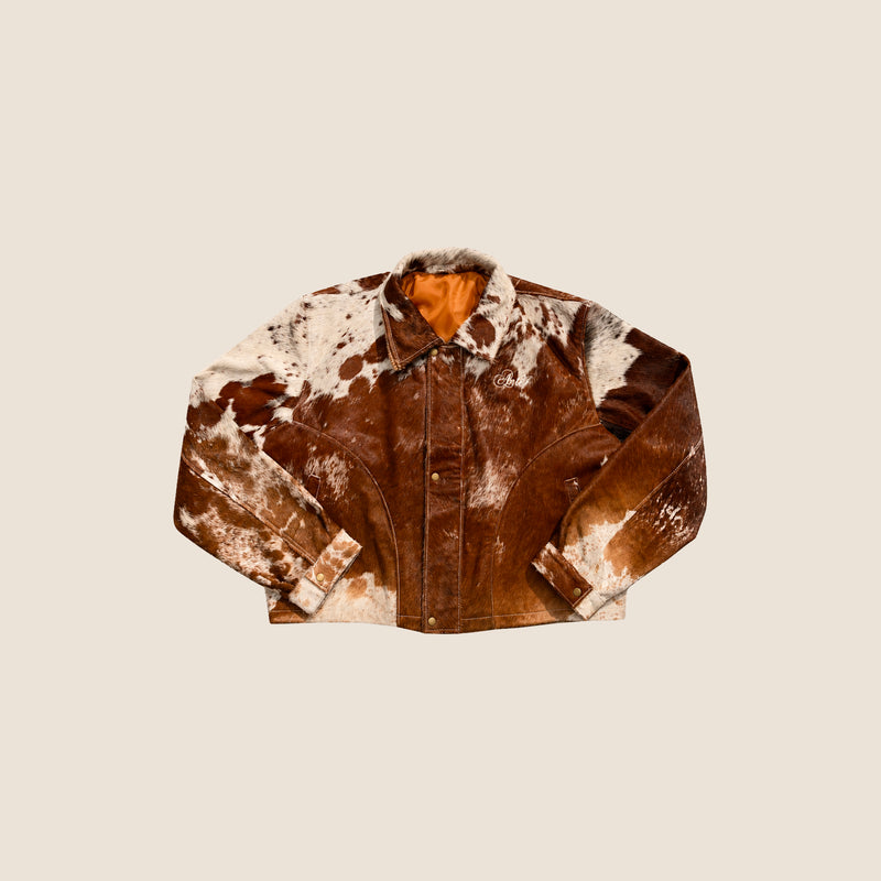 Cow Jacket Dark Brown