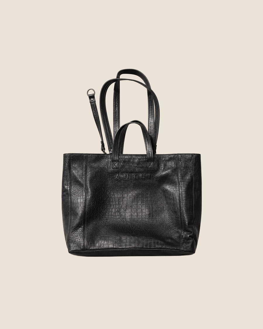 Tote Bag Croco Black