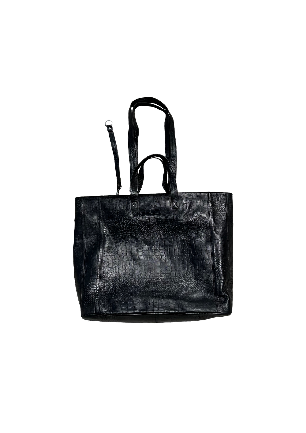 Tote Bag Croco Black