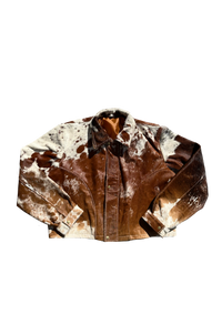 Cow Jacket Dark Brown