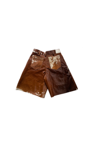 Cow Shorts — Dark Brown retro