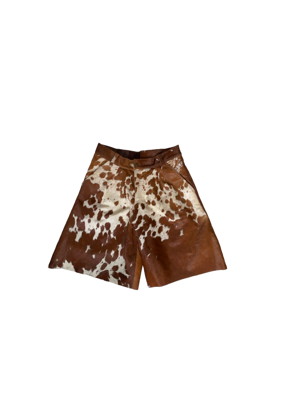Cow Shorts  Dark Brown