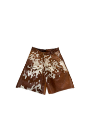 Cow Shorts — Dark Brown